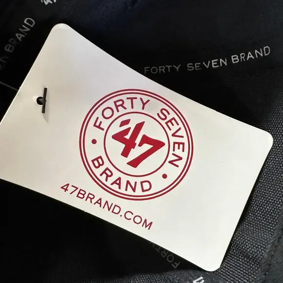 NWT Vintage New York Yankees Fitted Hat Size 7.5 MLB ‘47 “Sample” Black - Picture 7 of 8